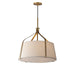 Myhouse Lighting Maxim - 16182WLNAB - Three Light Pendant - Bandera - Natural Aged Brass