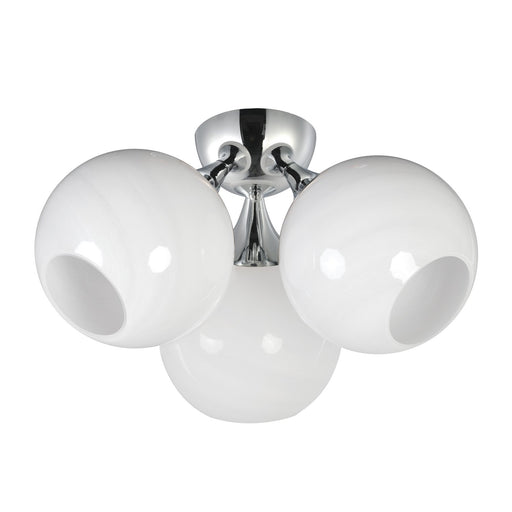 Myhouse Lighting Maxim - 21225MRPC - Three Light Semi Flush Mount - Neve - Polished Chrome