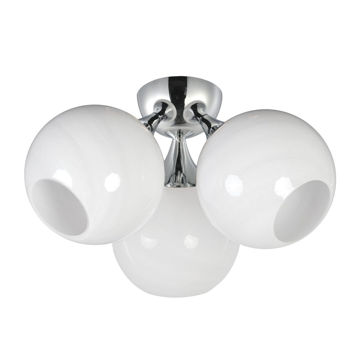 Myhouse Lighting Maxim - 21225MRPC - Three Light Semi Flush Mount - Neve - Polished Chrome