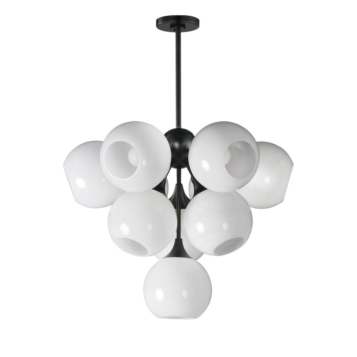Myhouse Lighting Maxim - 21228MRBK - Ten Light Pendant - Neve - Black