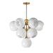 Myhouse Lighting Maxim - 21228MRNAB - Ten Light Pendant - Neve - Natural Aged Brass
