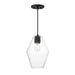 Myhouse Lighting Maxim - 21335CLBK - One Light Mini Pendant - Geode - Black