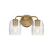 Myhouse Lighting Maxim - 21412CRNAB - Two Light Wall Sconce - Honey - Natural Aged Brass