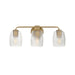 Myhouse Lighting Maxim - 21413CRNAB - Three Light Bath Vanity - Honey - Natural Aged Brass