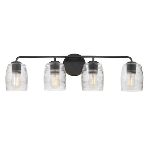 Myhouse Lighting Maxim - 21414CRKB - Four Light Bath Vanity - Honey - Kentucky Bronze