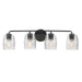 Myhouse Lighting Maxim - 21414CRKB - Four Light Bath Vanity - Honey - Kentucky Bronze