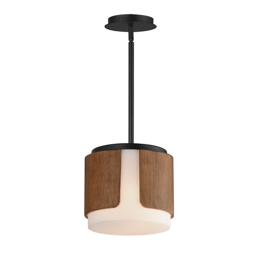 Myhouse Lighting Maxim - 21714SWWNBK - Two Light Semi Flush Mount - Pendant - Draughtsman - Walnut / Black