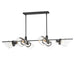 Myhouse Lighting Maxim - 21726CDDBZAB - Six Light Linear Pendant - Finch - Dark Bronze/Antique Brass