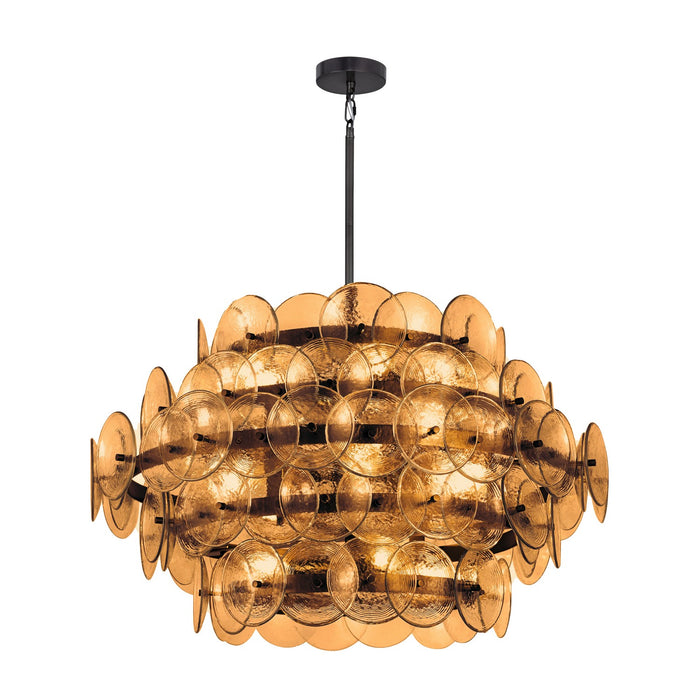 Myhouse Lighting Maxim - 21825AMGM - 12 Light Chandelier - Loren - Gunmetal