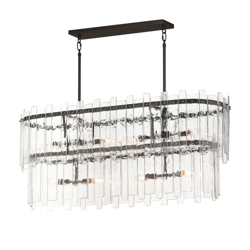 Myhouse Lighting Maxim - 21838AGDBZ - Eight Light Linear Pendant - Warren - Dark Bronze