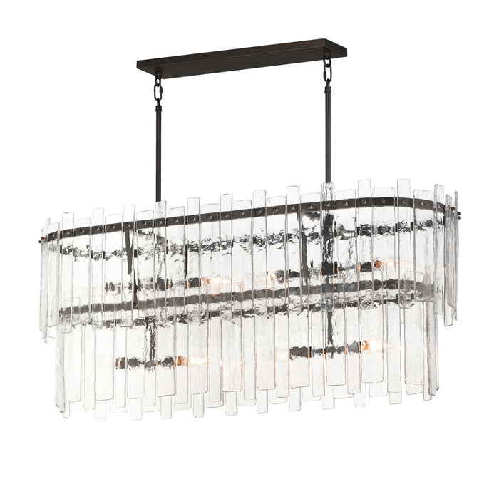 Myhouse Lighting Maxim - 21838AGDBZ - Eight Light Linear Pendant - Warren - Dark Bronze