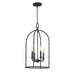 Myhouse Lighting Maxim - 21844BS - Four Light Pendant - Martel - Blacksmith