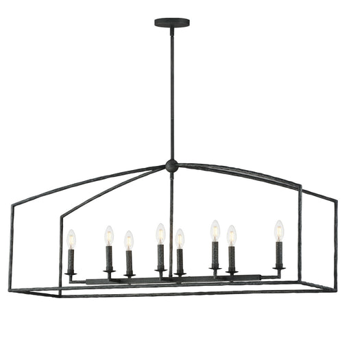 Myhouse Lighting Maxim - 21848BS - Eight Light Linear Pendant - Martel - Blacksmith