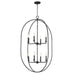 Myhouse Lighting Maxim - 21849BS - Eight Light Pendant - Martel - Blacksmith