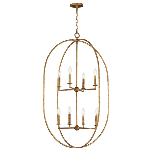 Myhouse Lighting Maxim - 21849EG - Eight Light Pendant - Martel - Etruscan Gold