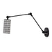 Myhouse Lighting Maxim - 29120BKWT - One Light Wall Sconce - Shaka - Black / White