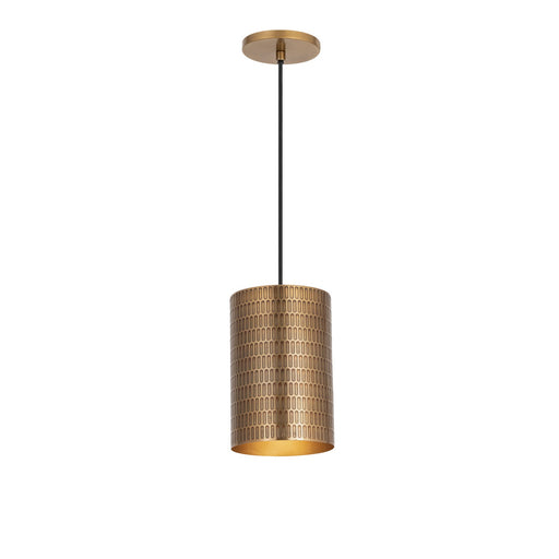 Myhouse Lighting Maxim - 29121WBR - One Light Mini Pendant - Shaka - Weathered Brass