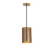 Myhouse Lighting Maxim - 29121WBR - One Light Mini Pendant - Shaka - Weathered Brass