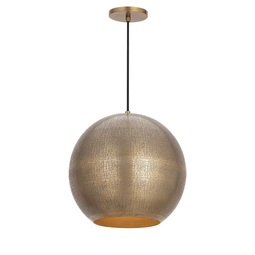 Myhouse Lighting Maxim - 29132WBR - One Light Pendant - Aurelia - Weathered Brass