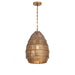 Myhouse Lighting Maxim - 29181AB - One Light Pendant - Gilda - Antique Brass
