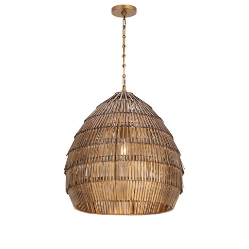 Myhouse Lighting Maxim - 29182AB - One Light Pendant - Gilda - Antique Brass
