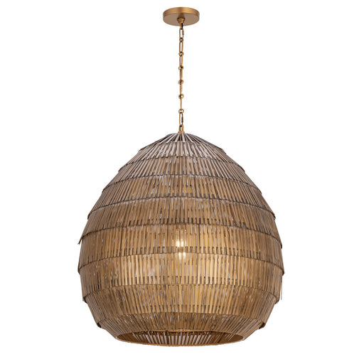 Myhouse Lighting Maxim - 29183AB - One Light Pendant - Gilda - Antique Brass