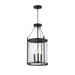 Myhouse Lighting Maxim - 30069HMBK - Three Light Pendant - Belfry - Black