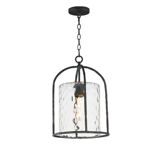 Myhouse Lighting Maxim - 31843WGBS - One Light Pendant - Del Mar - Blacksmith