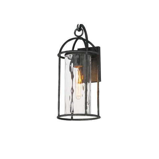 Myhouse Lighting Maxim - 31844WGBS - One Light Wall Sconce - Del Mar - Blacksmith