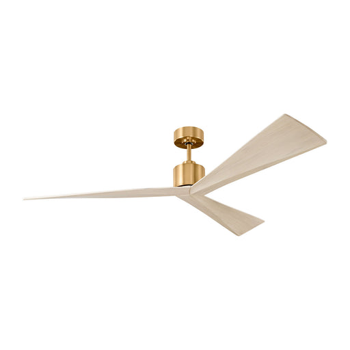 Myhouse Lighting Visual Comfort Fan - 3ADR60BBSWWO - 60"Ceiling Fan - Adler 60 - Burnished Brass