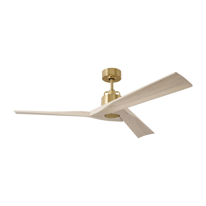 Myhouse Lighting Visual Comfort Fan - 3ALMSM52BBSWWO - 52"Ceiling Fan - Alma Smart 52 - Burnished Brass