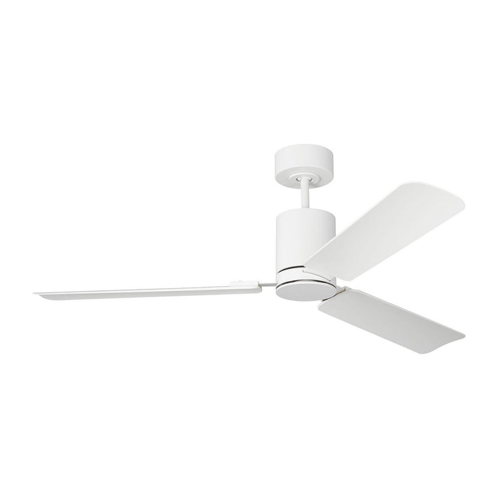 Myhouse Lighting Visual Comfort Fan - 3CCSM54RZWD - 54"Ceiling Fan - Cleancut Smart 54 LED - Matte White