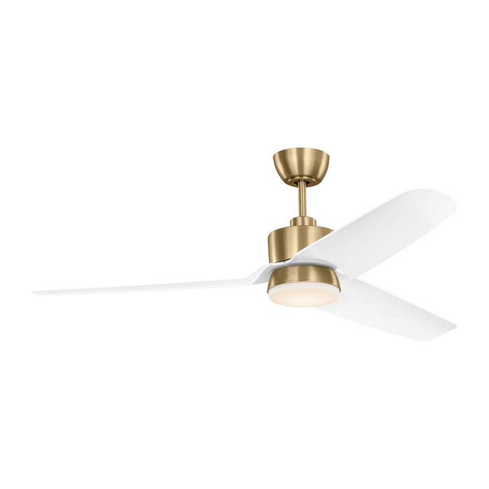 Myhouse Lighting Visual Comfort Fan - 3CGR56SBD - 56"Ceiling Fan - Colgin 56 LED - Satin Brass