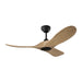 Myhouse Lighting Visual Comfort Fan - 3MAVSM44MBKNH - 44"Ceiling Fan - Maverick Smart 44 - Midnight Black