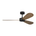 Myhouse Lighting Visual Comfort Fan - 3PDSM52MBK - 52"Ceiling Fan - Paddle Smart 52 - Midnight Black