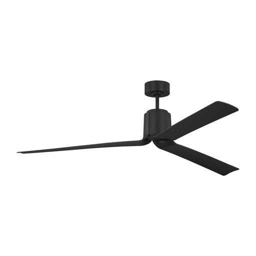 Myhouse Lighting Visual Comfort Fan - 3PESM66MBKD - 66"Ceiling Fan - Peel Smart 66 LED - Midnight Black