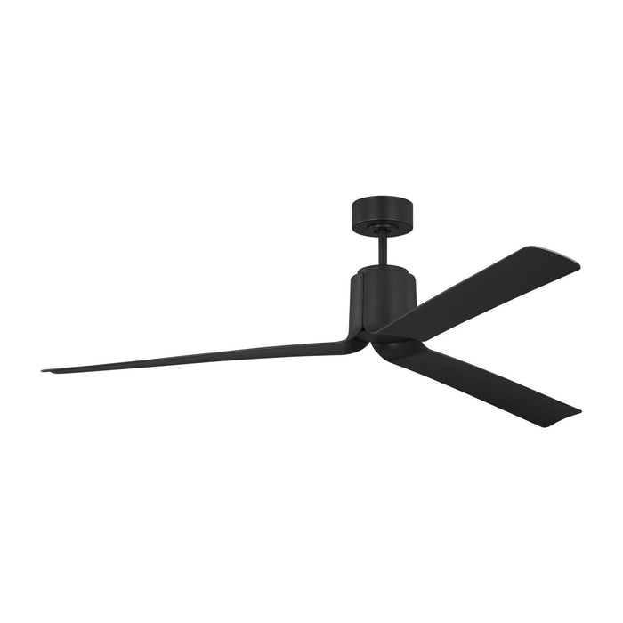 Myhouse Lighting Visual Comfort Fan - 3PESM66MBKD - 66"Ceiling Fan - Peel Smart 66 LED - Midnight Black