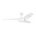 Myhouse Lighting Visual Comfort Fan - 3TNSM60RZWD - 60"Ceiling Fan - Topan Smart 60 LED - Matte White