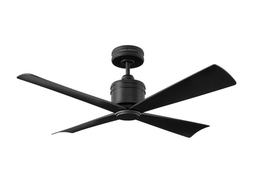 Myhouse Lighting Visual Comfort Fan - 4LNCR44MBK - 44"Ceiling Fan - Launceton 44 - Midnight Black