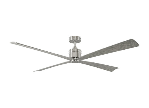 Myhouse Lighting Visual Comfort Fan - 4LNCR72BS - 72"Ceiling Fan - Launceton 72 - Brushed Steel