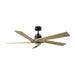 Myhouse Lighting Visual Comfort Fan - 5ASPR56MBKNH - 56"Ceiling Fan - Aspen 56 - Midnight Black