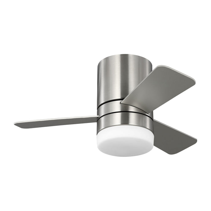 Myhouse Lighting Generation Lighting - 3ERHR32BSD - 32"Ceiling Fan - Era 32 Hugger LED - Brushed Nickel