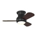 Myhouse Lighting Generation Lighting - 3OBSHR32MBKD - 32"Ceiling Fan - Orbis 32 Hugger LED - Midnight Black