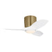Myhouse Lighting Generation Lighting - 3TTHR32SBD - 32"Ceiling Fan - Titus 32 Hugger LED - Satin Brass