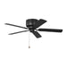 Myhouse Lighting Generation Lighting - 5LDH52MBK - 52"Ceiling Fan - Linden 52 Hugger - Midnight Black