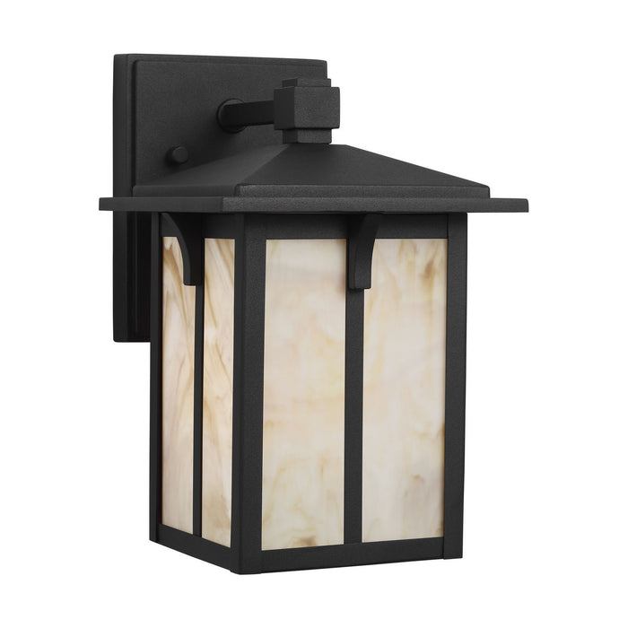 Myhouse Lighting Generation Lighting - 8552701CG-12 - One Light Outdoor Wall Lantern - Tomek - Black