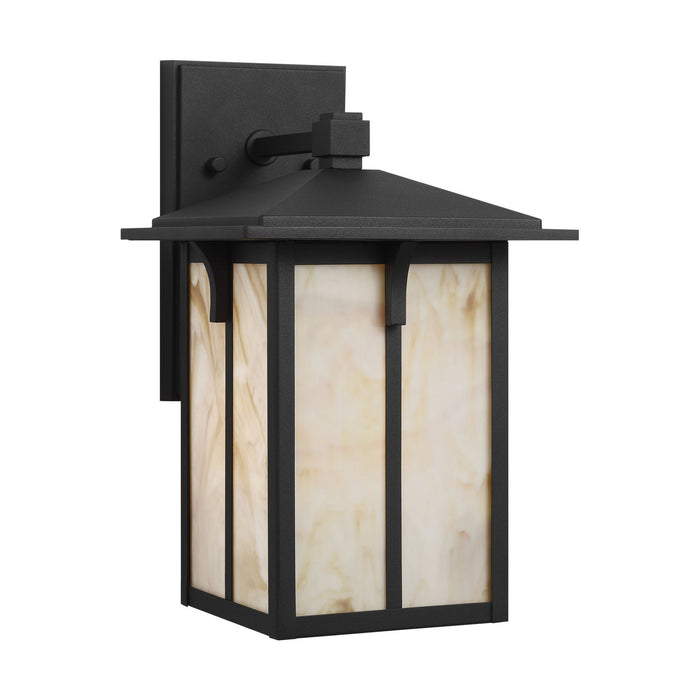 Myhouse Lighting Generation Lighting - 8652701CG-12 - One Light Outdoor Wall Lantern - Tomek - Black
