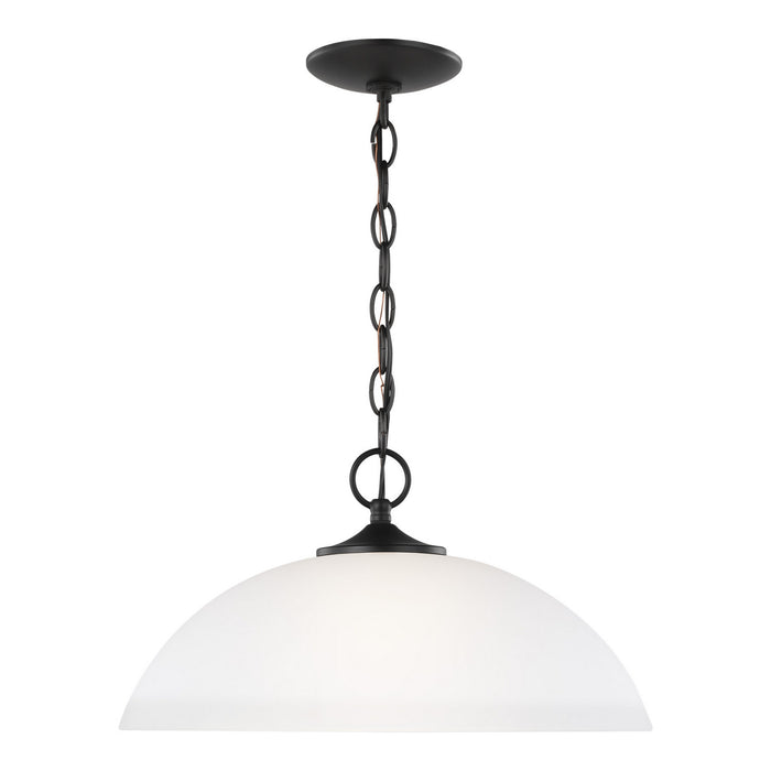 Myhouse Lighting Generation Lighting - 6516501-112 - One Light Pendant - Geary - Midnight Black