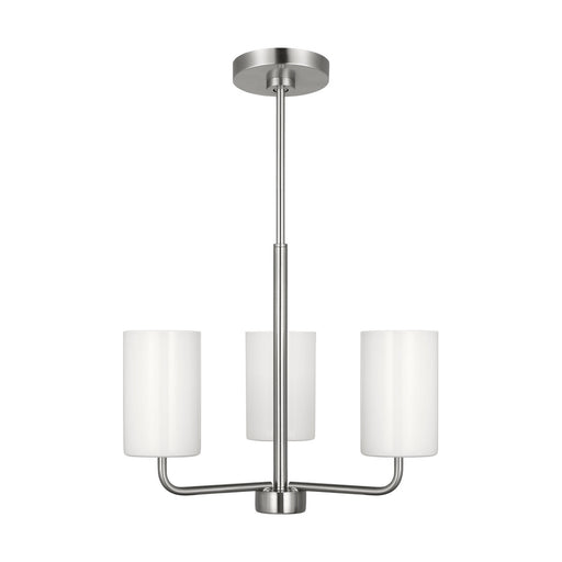 Myhouse Lighting Generation Lighting - GLC1003EN3/BS - Three Light Chandelier - Rhett - Brushed Steel