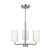 Myhouse Lighting Generation Lighting - GLC1003EN3/BS - Three Light Chandelier - Rhett - Brushed Steel